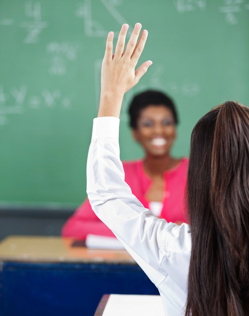 Student’s Hand Raised Student's Hand Raised